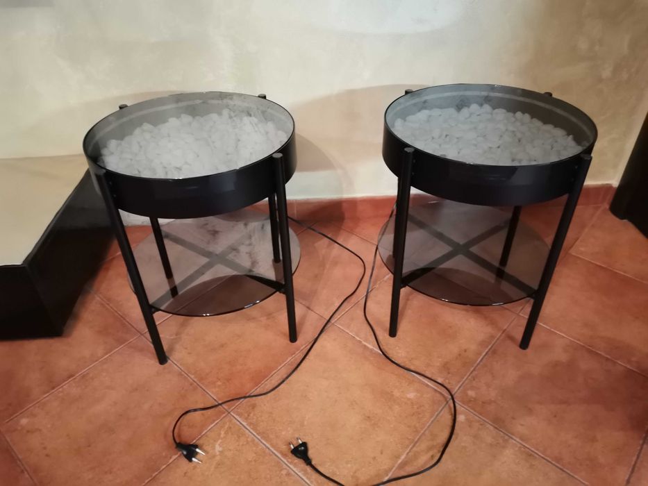 Луксозни нощни масички с лед осветление