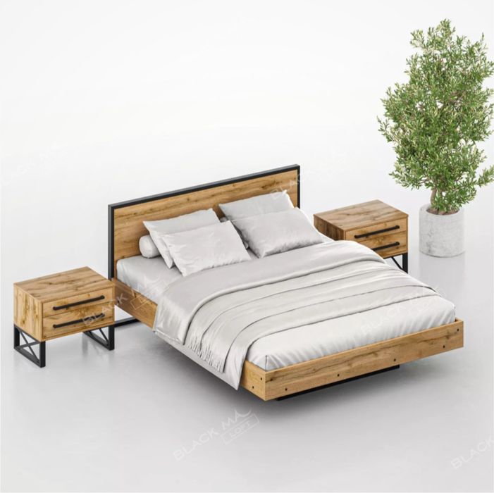 Металлическая кровать EURO |  Loft krovat Temir karavat metall krovat