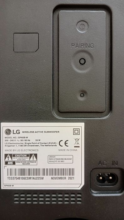 Soundbar LG SN7Y 380W,ca nou