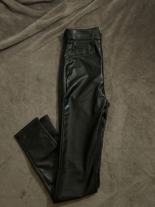 Pantaloni de piele pull g bear