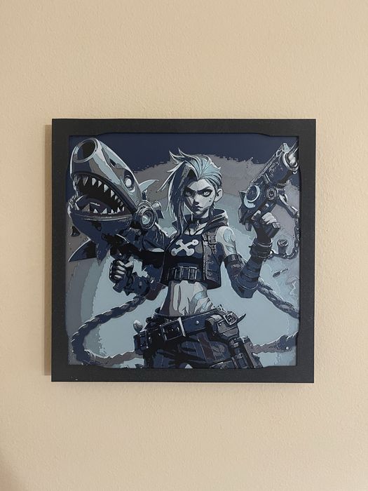 Релефна картина Jinx - Arcane