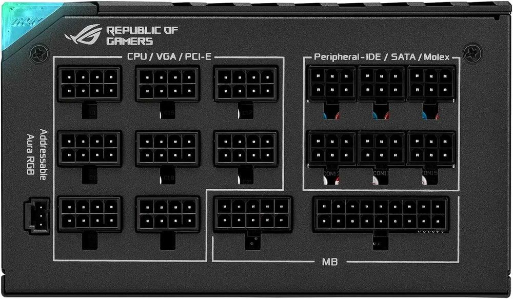 ! Блок питания ROG-THOR-1000P21000W|Platinum|OLED display | цена с НДС