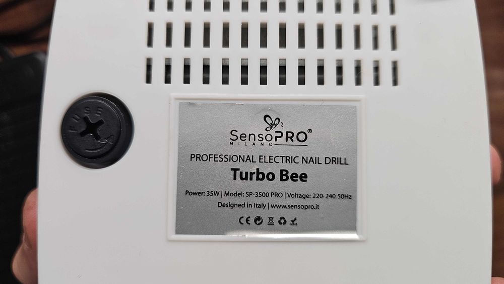 Freza unghii profesionala Turbo Bee 35.000 RPM - SensoPRO Milano, Pink - CA NOUA