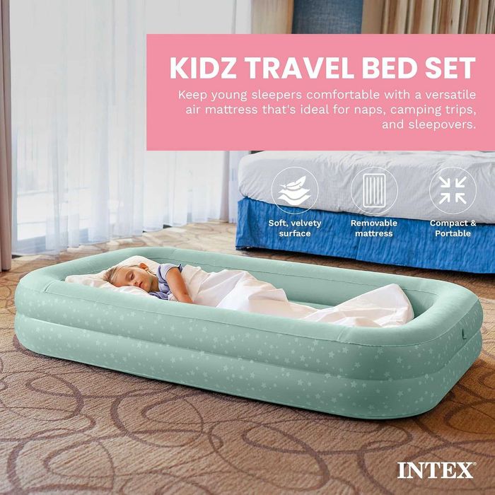Saltea gonflabila INTEX Kidz Travel, 107x168x25 cm