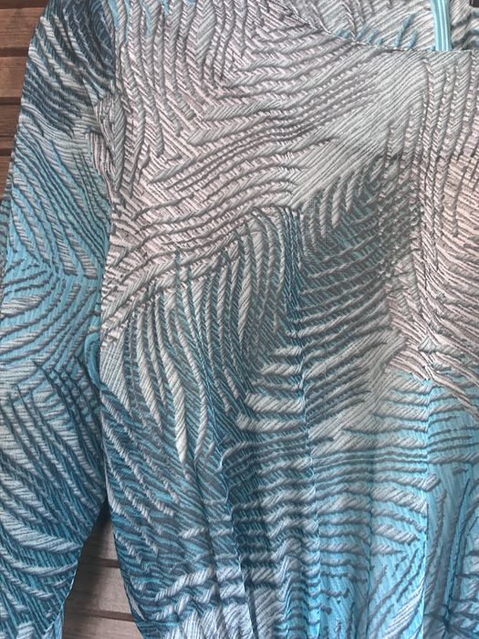 Синя дълга лятна рокля