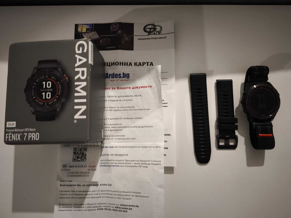 GPS/ смарт часовник /навигация/ Garmin Fenix 7 Pro Solar
