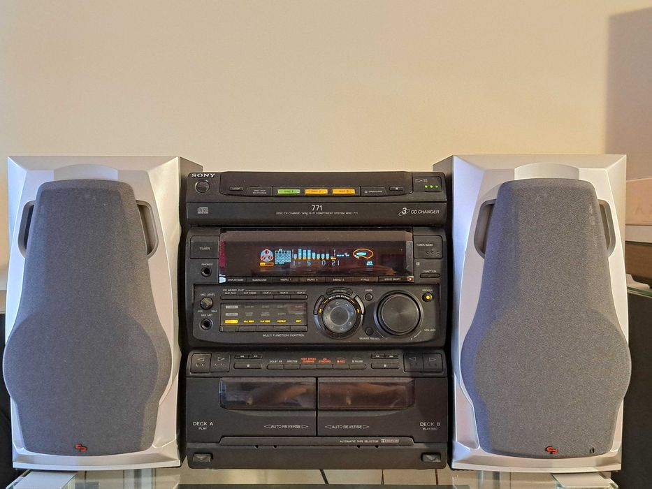 Sistem audio Sony MHC-771 + boxe Schneider
