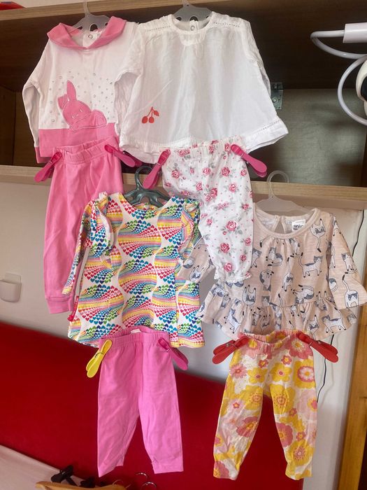 Lot set bluza pantaloni bebe copii marime 56-62 - fiecare poza 50 lei