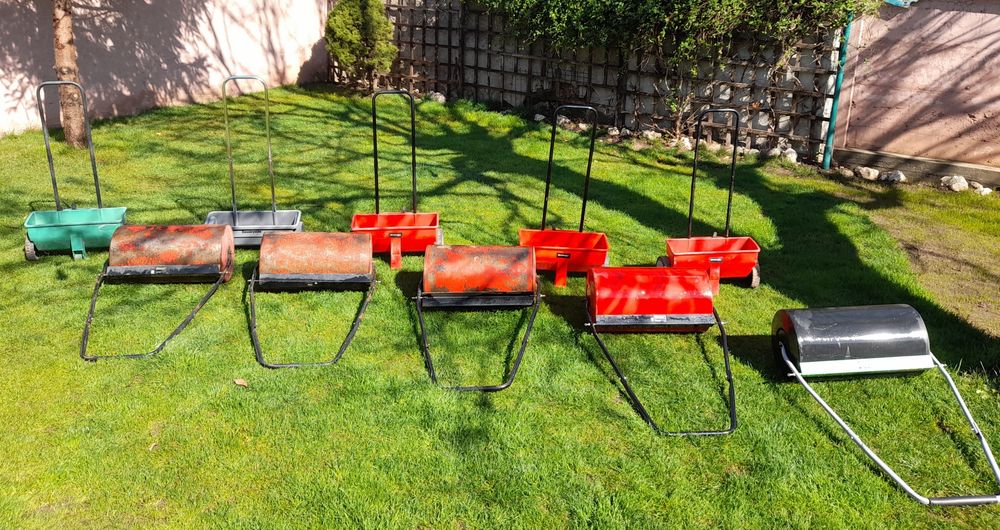 Inchiriez tăvălug,distribuitor seminte,scarificator,nivelator,gazon,