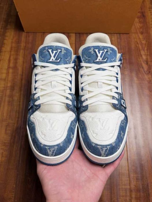 Louis Vuitton Trainer LV Monogram Denim Blue 40-46