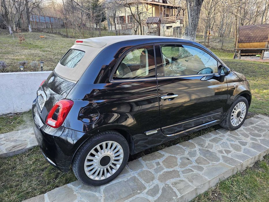 Fiat 500C Cabrio –retrofit 2015+, bord digital, foarte întreținut
