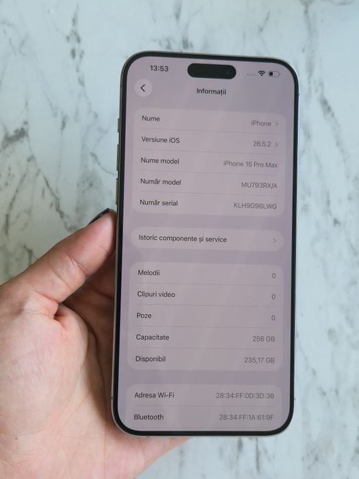 Vand/Schimb iPhone 15 Pro Max 256gb