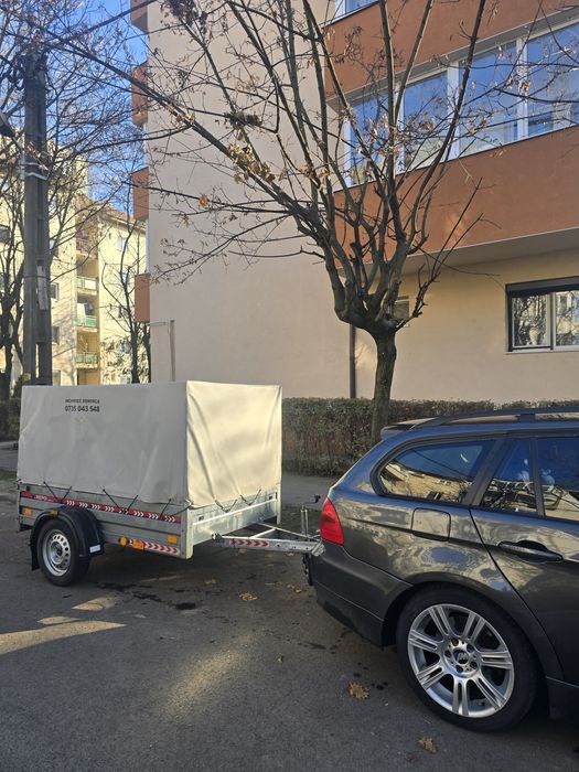 Închiriez Remorca Repo 750Kg cu prelată
