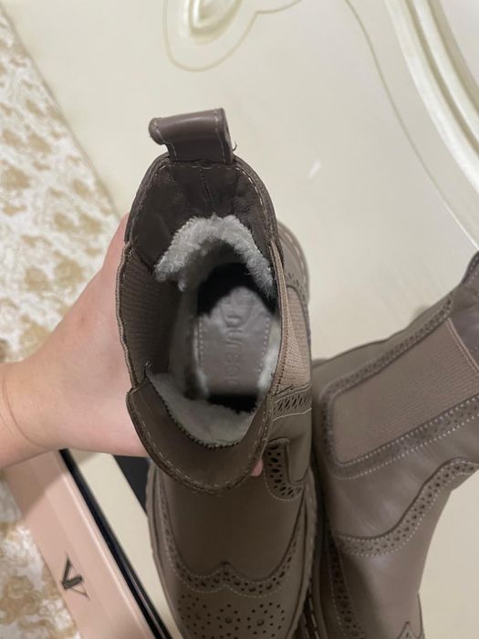 Сапоги коричневые