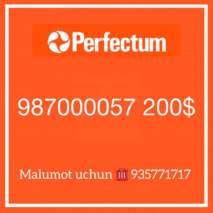 Perfectum chiroyli nomer