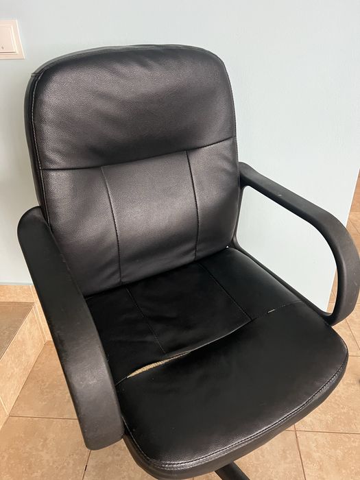 Scaun de birou piele ecologica neagra