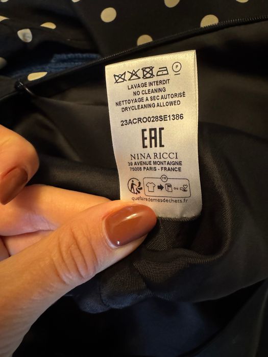 Nina Ricci копринена рокля, FR34