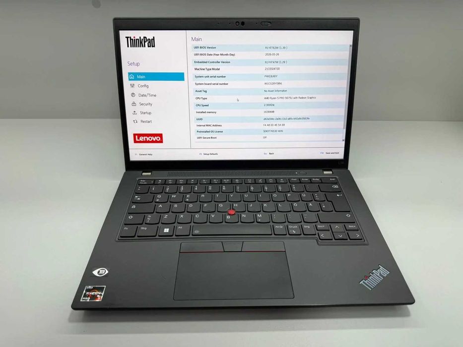 Laptop SH Lenovo L14 gen4 Amd Ryzen 5 PRO 5675U 16gb RAM 512gb SSD