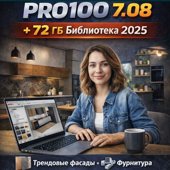 Pro100 ver 7.08 библиотека на 72 гб