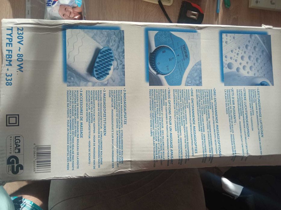 Cadita hihromasaj picioare Tronic FBM338