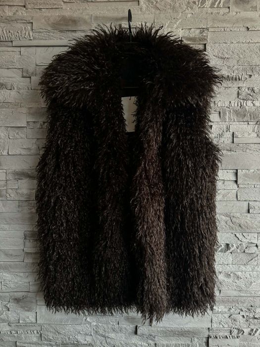 Елегантно преходно  палто и елек с каракул  Zara