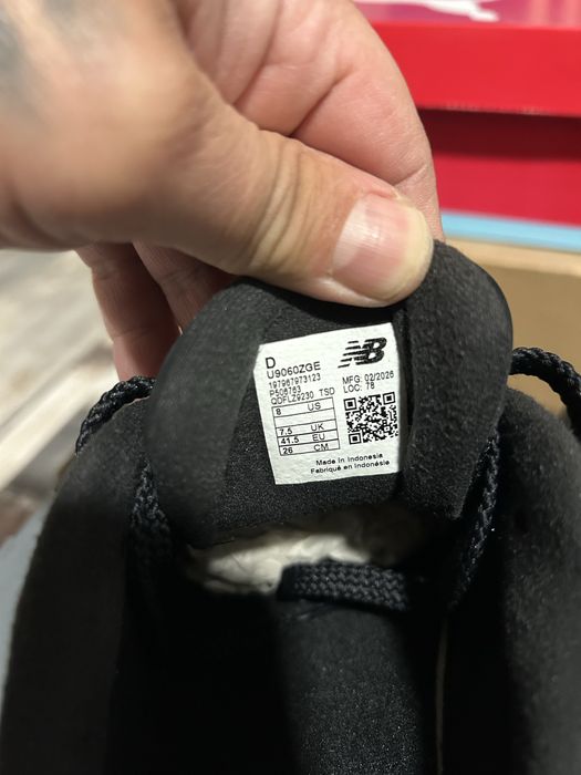 New Balance U9060 ZGE "Black Cement"