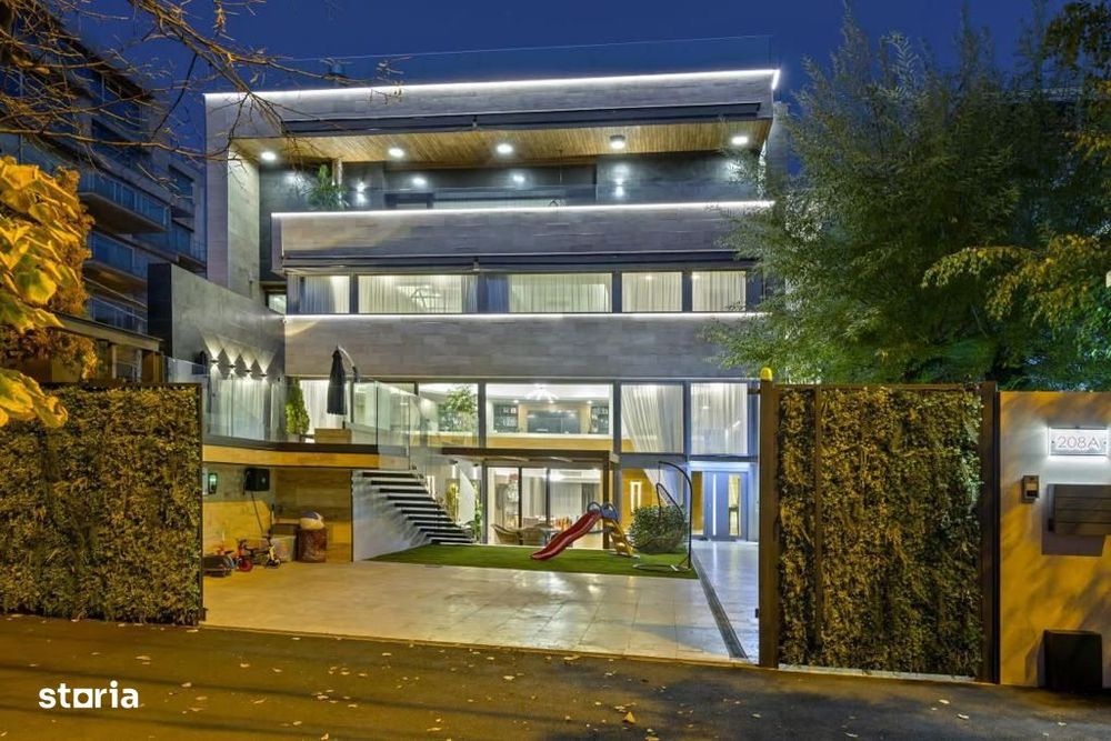 Vilă contemporană premium cu piscină și rooftop // Floreasca