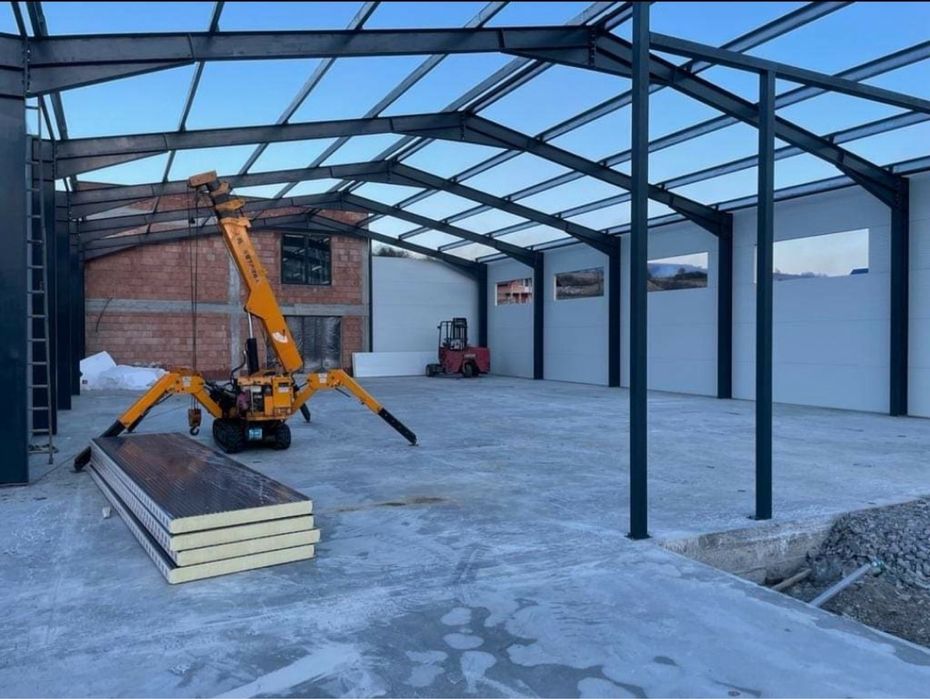 Structura metalica. Containere. Case pe structura metalica