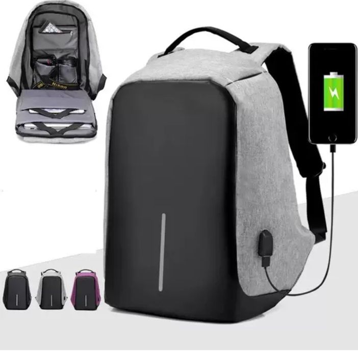 Rucsac antifurt negru