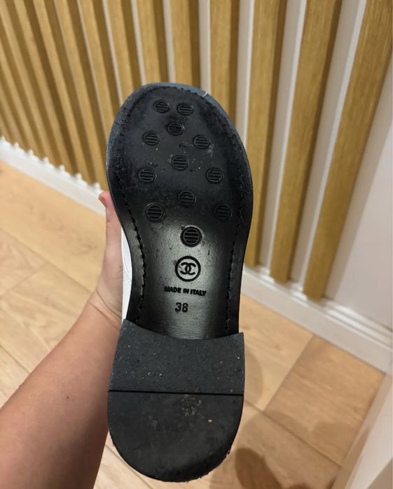 Ghete Chanel piele naturală