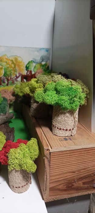 Скандинавски мъх,декорации