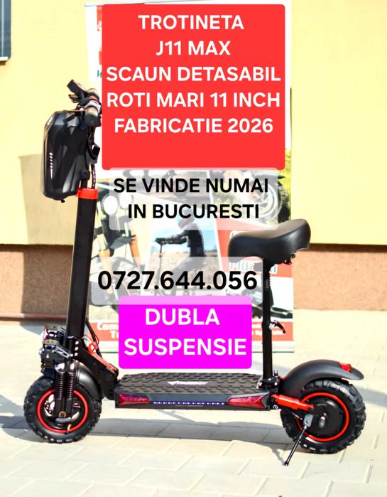 Trotineta electrica FREEBOY J 11 MAX NOUA SIGILATA ieftina 1200 wati