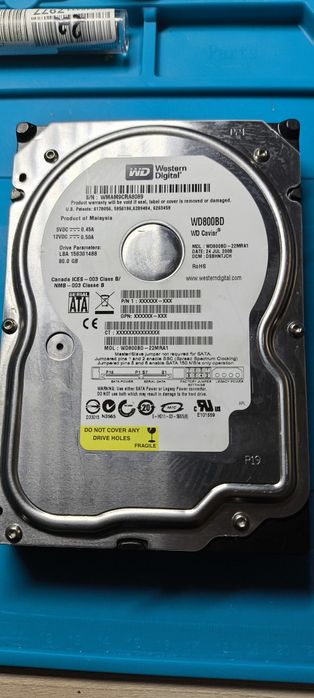 Продам  диск Western Digital 80гб
