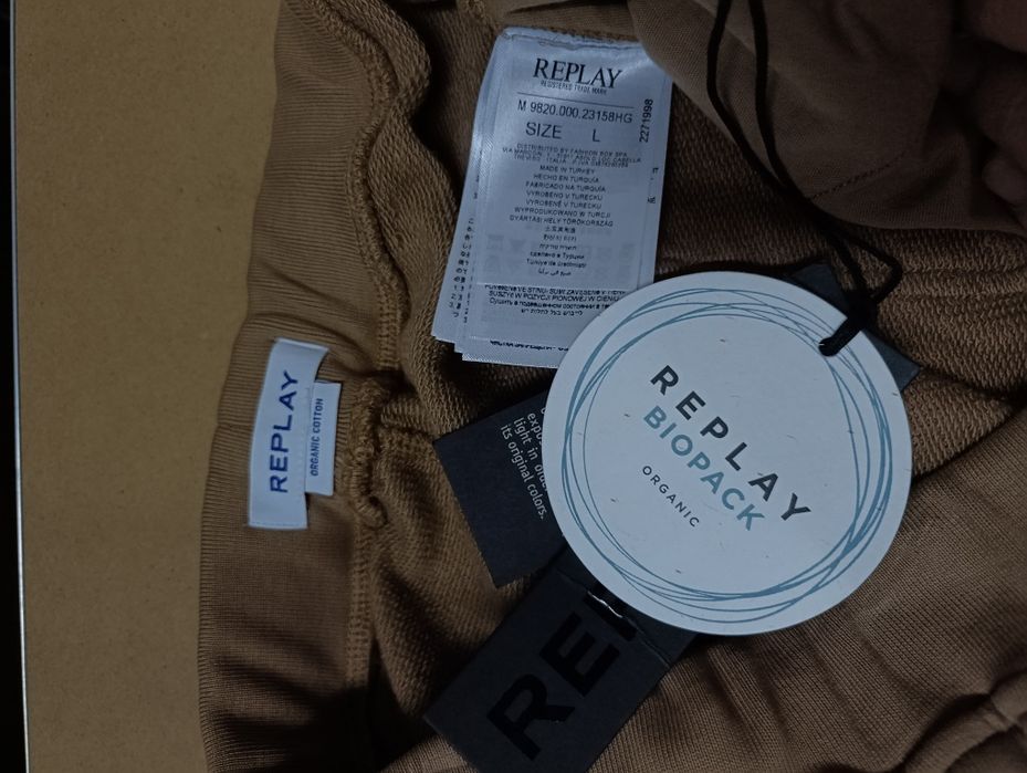 Оригинално долнище Replay L , XL , XXL ново мъжко памучно анцуг реплей
