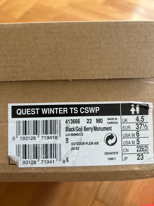 Salomon Туристически Quest Winnter Thinsulate™ Climasalomon™ Waterproof 37,1/3