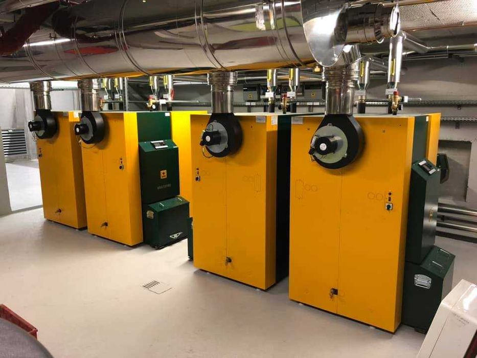 Centrale termice pe tocatura de lemn, peleti, rumegus, biomasa KWB