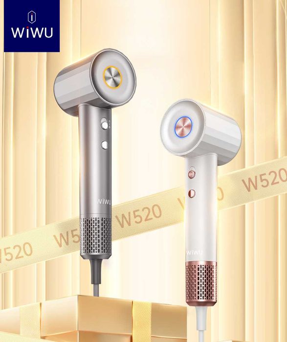 WiWU Wi520 Hypersonic Профессиональные Фен отрицательными ионами Dyson