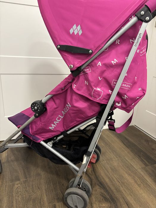Розова бебешка количка Maclaren Triumph