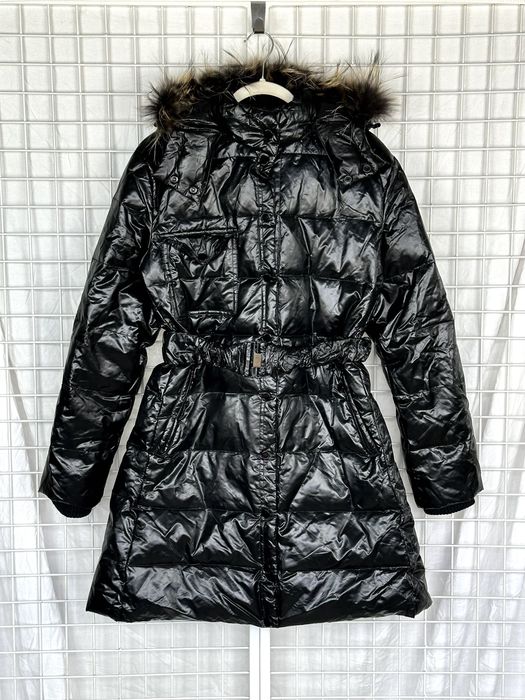 Дамско дълго пухено яке Moncler - размер М/L, Отлично състояние