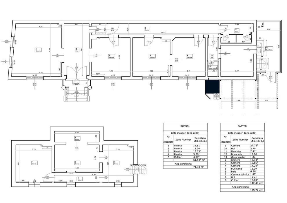 Universitatea Hyperion - ideal restaurant, clinica, cabinete, birou, n