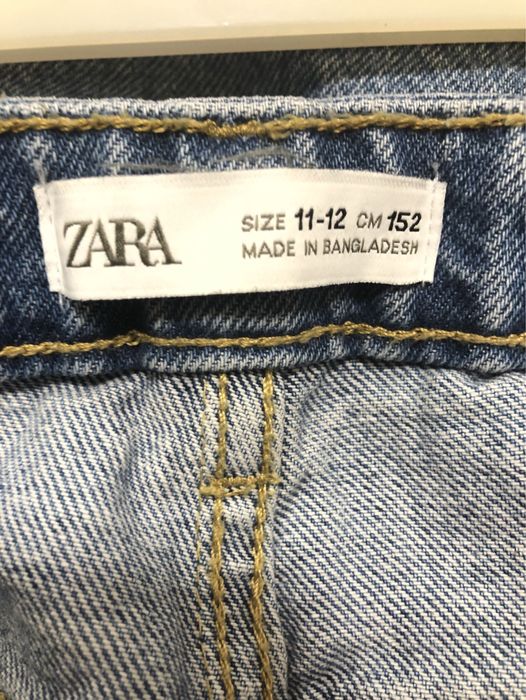 Blugi fete/ Jeans Zara wide leg, 11-12 ani/ 152 cm