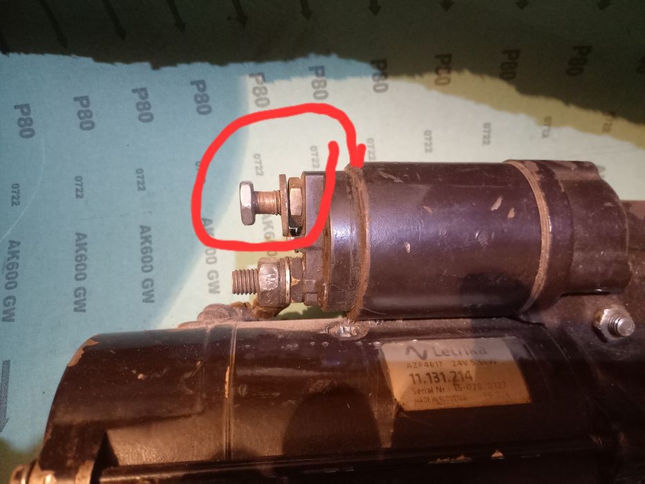 Стартер 24v. МТЗ,T 40