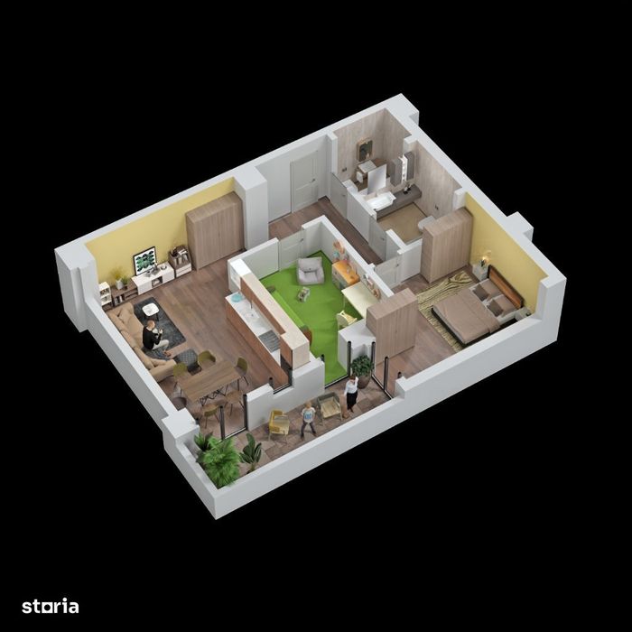 Central Address Residence - Apartament 3 camere.