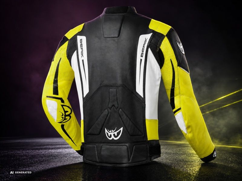 Berik Striper Evo Motorrad Lederjacke размер 48 Ново!