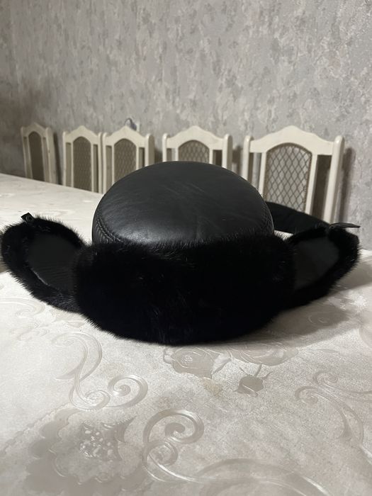 Ушанка натуральная кожа