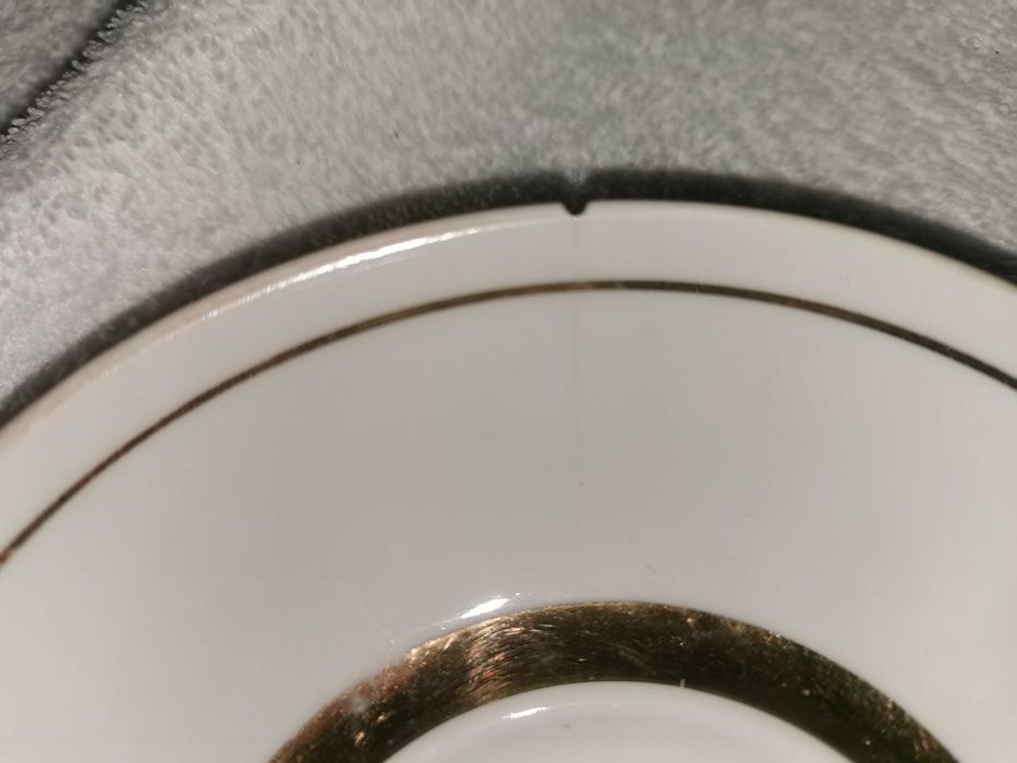 Синий сервиз с позолотой СССР