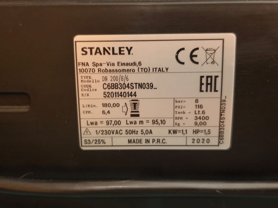 Компрессор Stanley