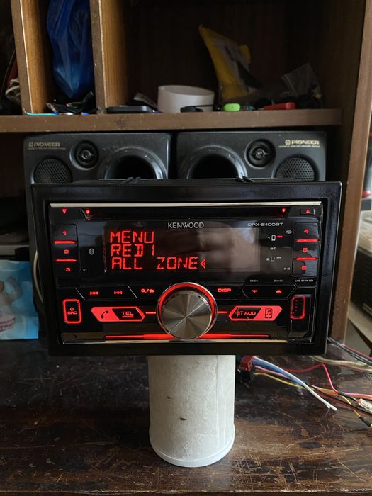 KENWOOD DPX-5100BT- ДВОЕН ДИН - BLUETOOTH USB cd плеър сд авто радио