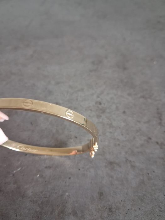 Bratara stil Cartier aur 14k