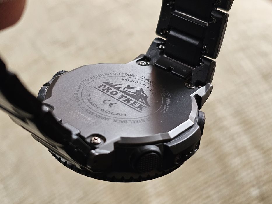 Ceas Casio Protrek PRW 50 FC solar sapphire titan